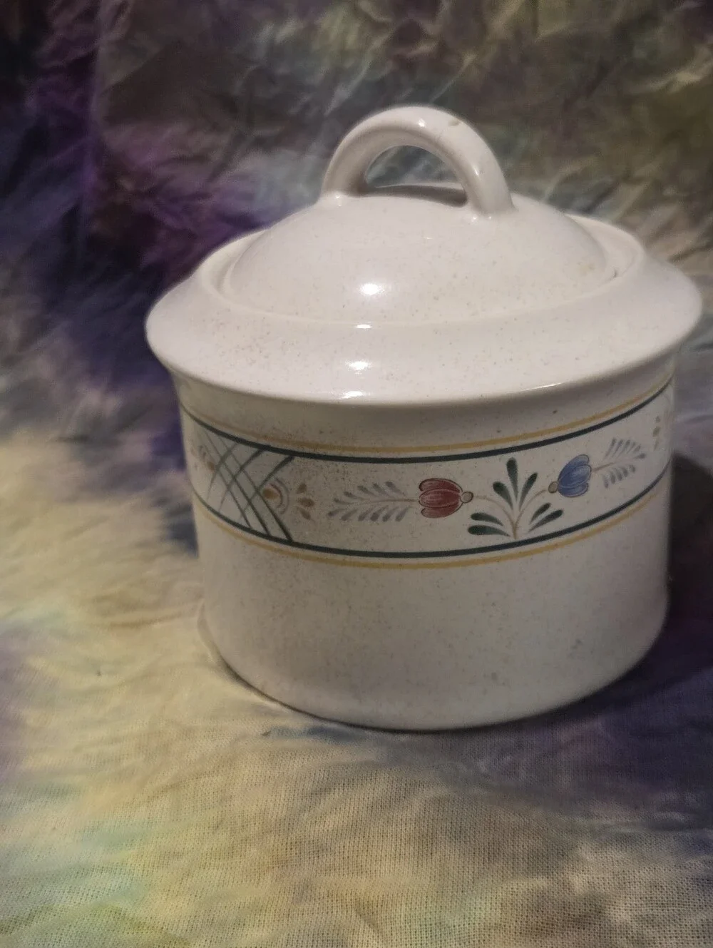 Small Made In Japan By Savoir Vivre Dish With Lid Oven To Table Cracked Lid
